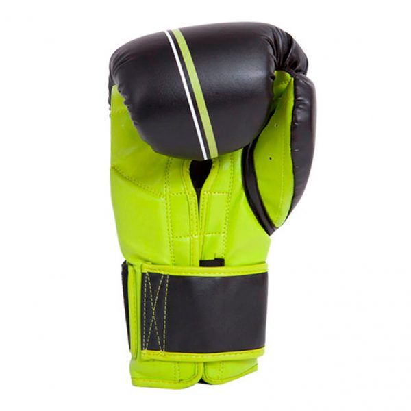 GUANTES AIRTEC DOBLE VELCRO NEGRO-VERDE 10 ONZAS - Imagen 3